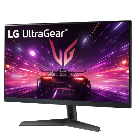 LG 24" Inches Ultragear™ FHD IPS Gaming Monitor, 1ms (GtG), 180Hz, HDR10,FPS Counter, NVIDIA G-SYNC Compatible, AMD FreeSync, HDMI, DP, Headphone Out, virtually Borderless with Tilt, Black 24GS60F